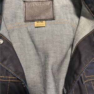 True Religion Blue Jeans Classic Indigo Stitch